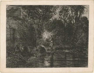Riverbank at Night