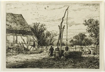 Well in a Farm Courtyard