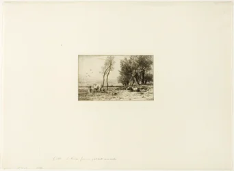 Winter Landscape with Shepherdess