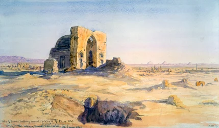 City of Tombs, Looking Towards Sakkara, Cairo, Egypt