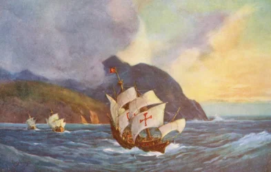 Vasco da Gama Rounding the Cape of Good Hope