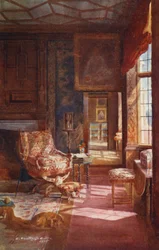 Knole House: Spangled Bedroom, Doorway