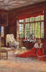 Knole House: Spangled Bedroom, Window