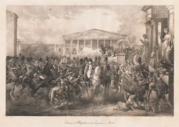 Entry of Napoleon & Josephine into Milan, Early 19th Century