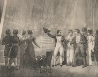 Napoleon and Josephine Visiting the Studio of David, January 4, 1808
