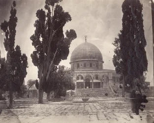 The Dome of the Rock on the Haram al Sharif in Jerusalem, from the south, 1870