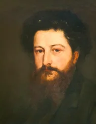 Portrait of William Morris in his thirties