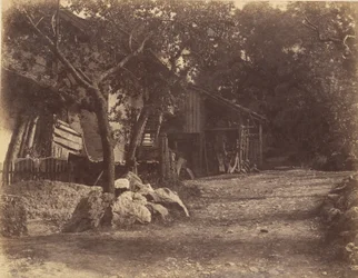 Landscape with Barns
