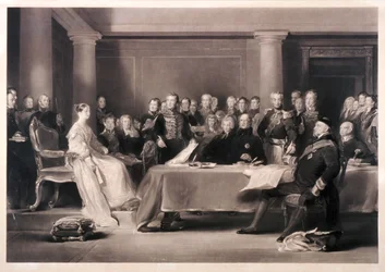 Queen Victoria Presiding at the Council on Her Accession to the Throne, 1846