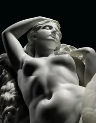 A Life-Size Figure of Rhodopis on Plinth