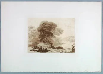 Landscape (After Claude Lorraine), 1849