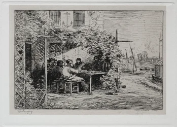 The Boat Trip: The Lunch before Going Aboard at Asnières
