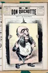 Cover of Le Don Quixote, number 702, Satirical in Colours