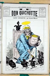 Cover of Le Don Quixote, number 440, Satirical in Colors