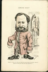 Illustration by Charles Gilbert-Martin in Grimaces contemporaines