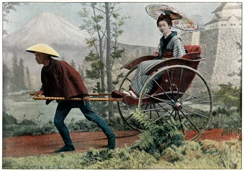 Rickshaw, Carriage of Japan
