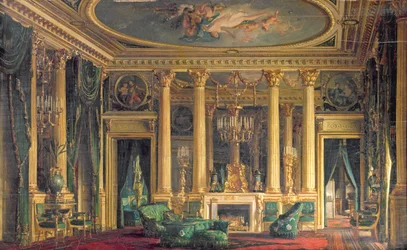 A Salon in the Hotel of Monsieur Basile Parent, Place Vendome, Paris, 1866