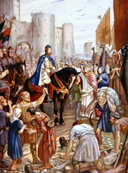 William Rufus at the Tower of London, Illustration from 