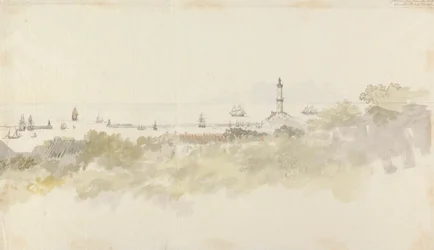 Genoa - A Seascape with Shipping