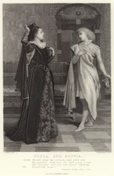 Viola and Olivia, Twelfth Night, Act I, Scene V
