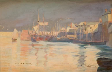 Newlyn Harbour, 1887