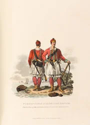 Foreign Corps in the British Service. Privates of the Greek Light Infantry Regiment
