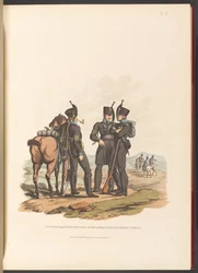 Hussars and Infantry of the Duke of Brunswick Oels