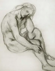 Study of a Seated Nude Woman