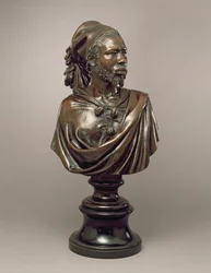 Portrait Bust of Said Abdullah of the Mayac, Kingdom of the Darfur, Sudan, 1848