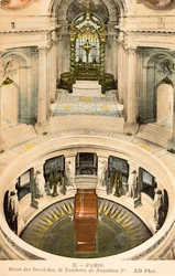 Postcard/Tomb of Napoleon I/Invalides/Paris/Seine/Ile de France/France