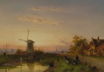 Windmill at Sunset