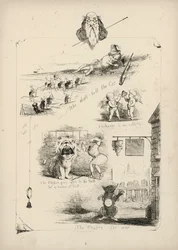 Page from Proverbs with Pictures by Charles H Bennett