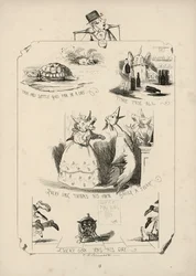 Page from Proverbs with Pictures by Charles H Bennett