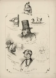 Page from Proverbs with Pictures by Charles H Bennett