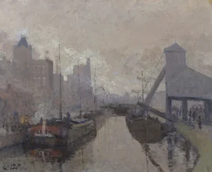The Canal de Roubaix, c.1910