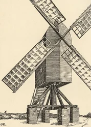 A Medieval Windmill, 1931