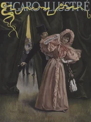 Pink Domino (Cover of Le Figaro Illustre, February 1896)