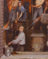 Interior of a Furnace (detail)