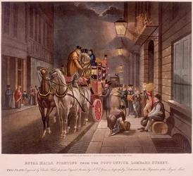 General Post Office, Lombard Street, London, 1827