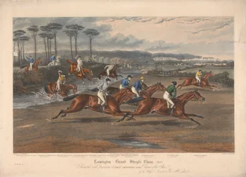 Leamington Grand Steeple Chase, Plate 3. Mr. Clifford on Countess