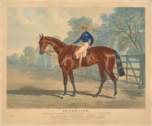 Deception, Winner of the Oaks Stakes at Epsom, 1839, Rode by J. Day