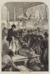A Fish Auction in Columbia Market