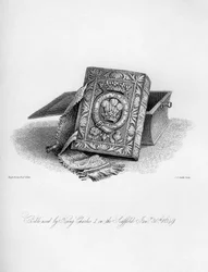 Bible used by King Charles I on the scaffold, 30th January 1649, 1840
