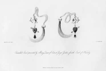 Enamelled jewel presented by Mary Queen of Scots, to George Gordon