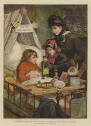 Christmas Comes but Once a Year, a Scene at the Evelina Hospital