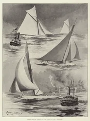 Contest for the America Cup, the American Yacht, Defender