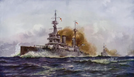 A famous battle cruiser- HMS Invincible