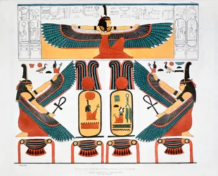 Mural from the Tombs of the Kings at Thebes