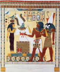 Mural from the Tombs of the Kings of Thebes, Discovered by G Belzoni