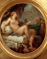 Danae receiving the golden rain